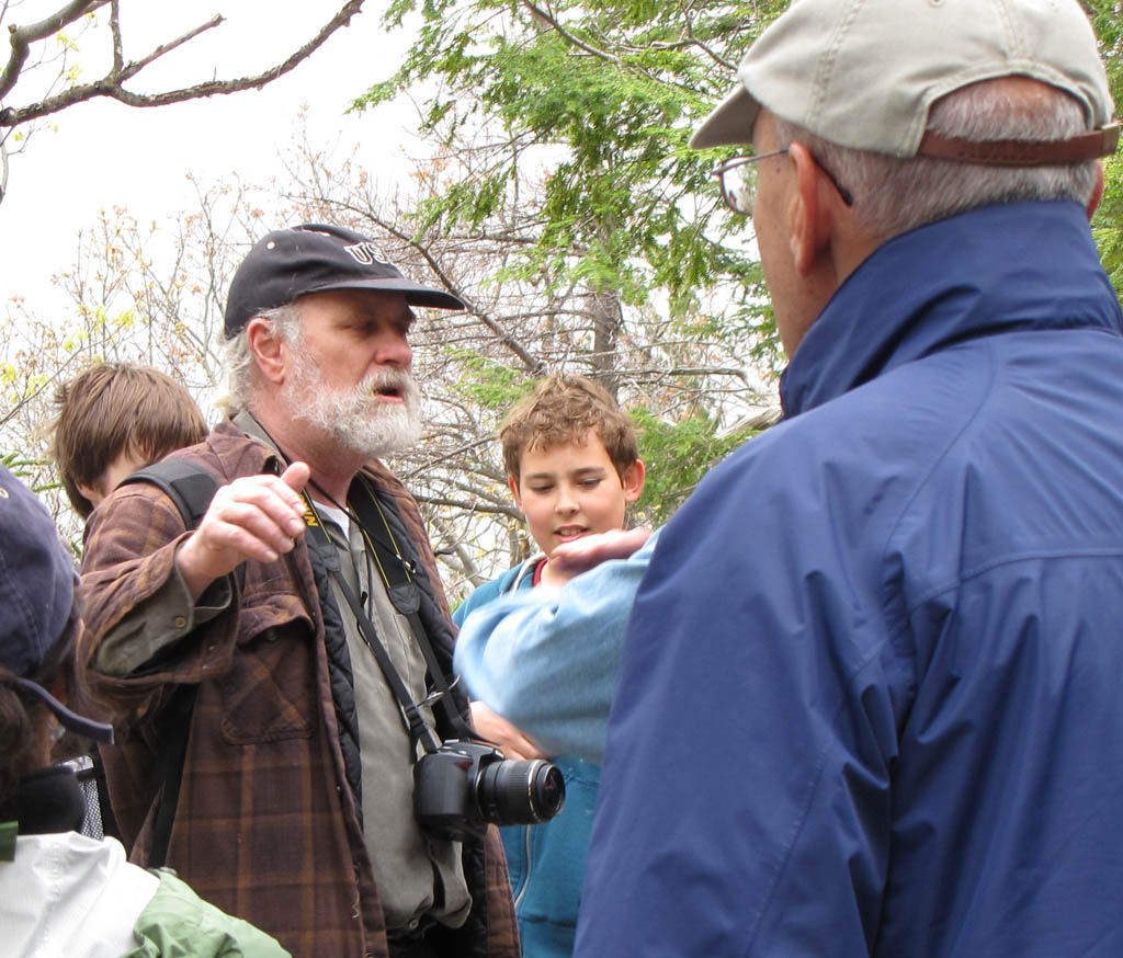 Robert Titus leading a hike